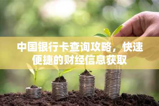 中国银行卡查询攻略，快速便捷的财经信息获取