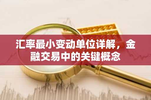 汇率最小变动单位详解，金融交易中的关键概念