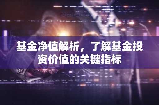 基金净值解析，了解基金投资价值的关键指标