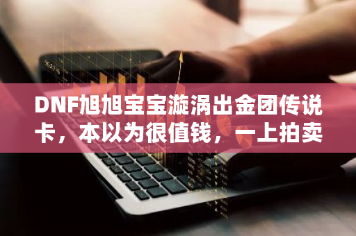 DNF旭旭宝宝漩涡出金团传说卡，本以为很值钱，一上拍卖就楞了，这种卡片你们出过吗 粒子钱包能赚钱吗