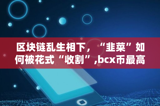 区块链乱生相下，“韭菜”如何被花式“收割”,bcx币最高价格