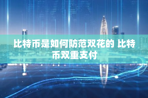 比特币是如何防范双花的 比特币双重支付