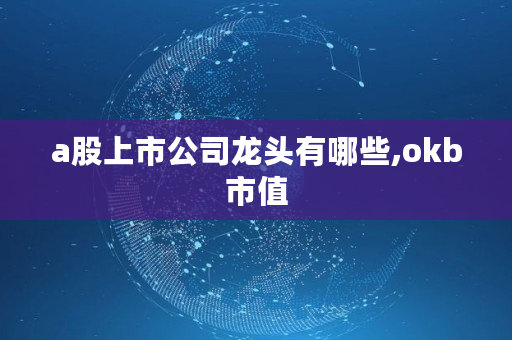 a股上市公司龙头有哪些,okb市值