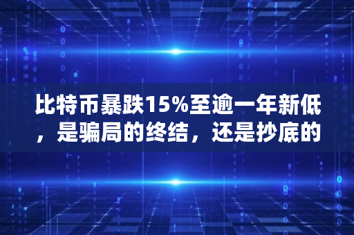 比特币暴跌15%至逾一年新低，是骗局的终结，还是抄底的时机,比特28-2.8预测网