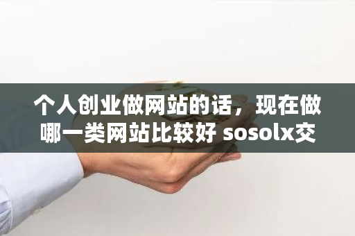 个人创业做网站的话，现在做哪一类网站比较好 sosolx交易所