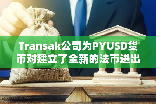 Transak公司为PYUSD货币对建立了全新的法币进出通道，为用户提供更便捷的交易体验
