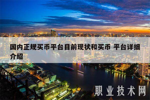 国内正规买币平台目前现状和买币 平台详细介绍-第1张图片-欧意下载
