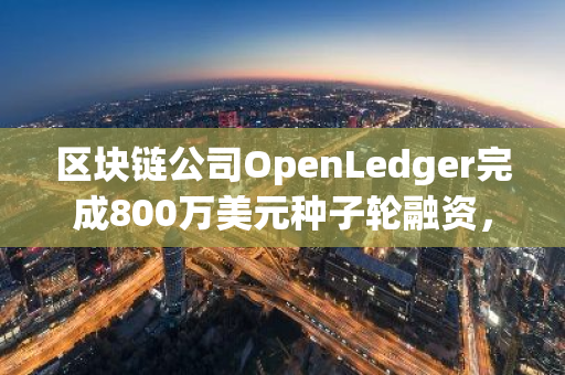区块链公司OpenLedger完成800万美元种子轮融资，Polychain Capital和Borderless Capital领投