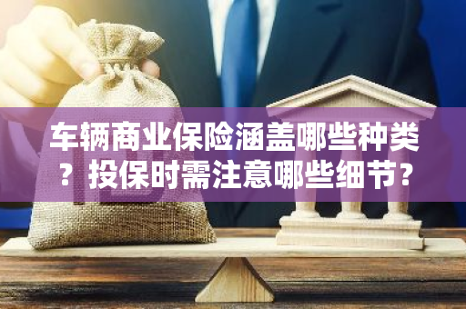 车辆商业保险涵盖哪些种类？投保时需注意哪些细节？