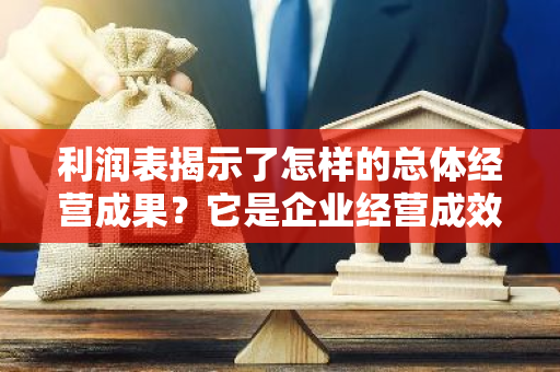 利润表揭示了怎样的总体经营成果？它是企业经营成效的直观反映吗？