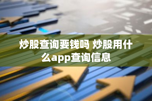 炒股查询要钱吗 炒股用什么app查询信息