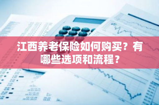 江西养老保险如何购买？有哪些选项和流程？