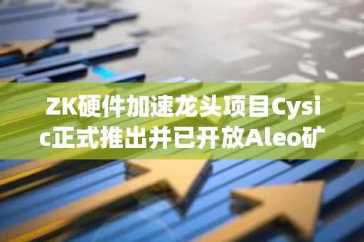 ZK硬件加速龙头项目Cysic正式推出并已开放Aleo矿池