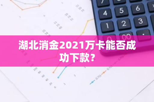 湖北消金2021万卡能否成功下款？