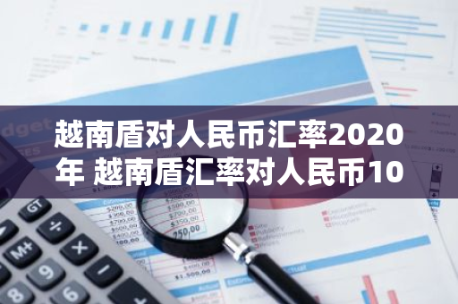 越南盾对人民币汇率2020年 越南盾汇率对人民币100