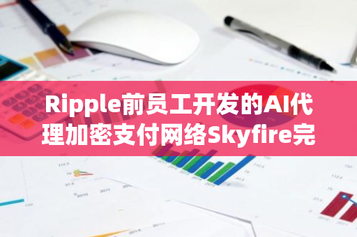 Ripple前员工开发的AI代理加密支付网络Skyfire完成850万美元种子轮融资