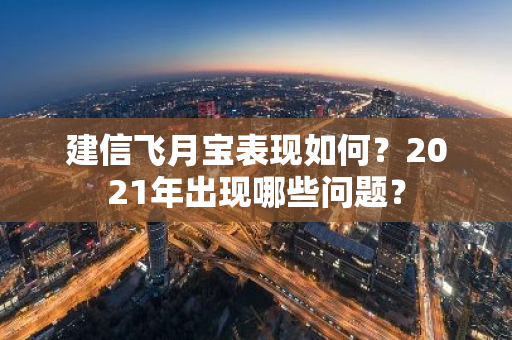 建信飞月宝表现如何？2021年出现哪些问题？