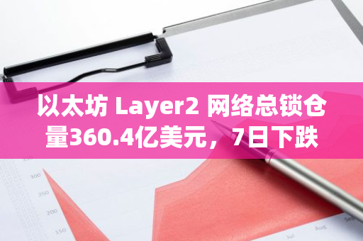 以太坊 Layer2 网络总锁仓量360.4亿美元，7日下跌3.34%