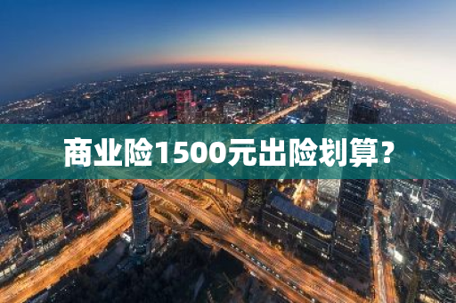 商业险1500元出险划算？