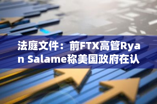 法庭文件：前FTX高管Ryan Salame称美国政府在认罪协议上出尔反尔