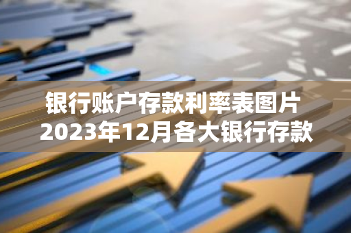 银行账户存款利率表图片 2023年12月各大银行存款利率大比拼