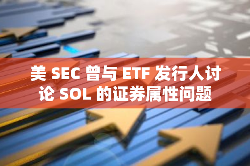 美 SEC 曾与 ETF 发行人讨论 SOL 的证券属性问题