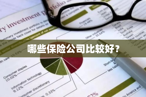 哪些保险公司比较好？