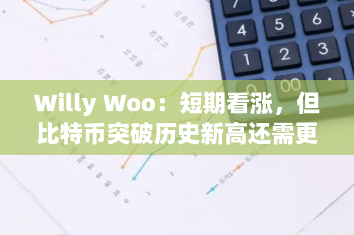 Willy Woo：短期看涨，但比特币突破历史新高还需更多时间