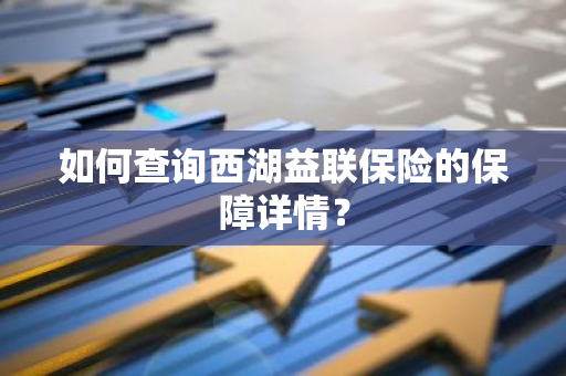 如何查询西湖益联保险的保障详情？