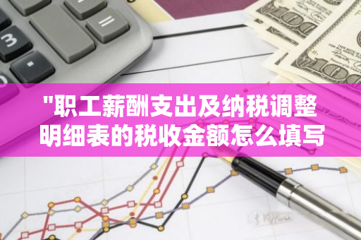 "职工薪酬支出及纳税调整明细表的税收金额怎么填写？"