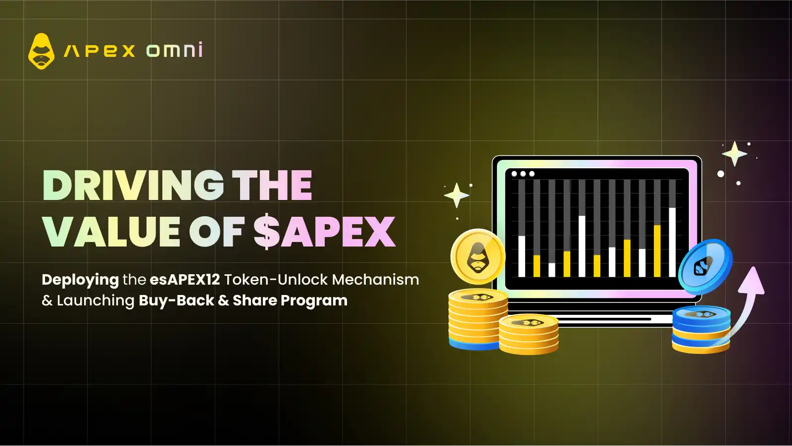 全面措施提升代币价值——ApeX公布代币可持续解锁和回购新机制