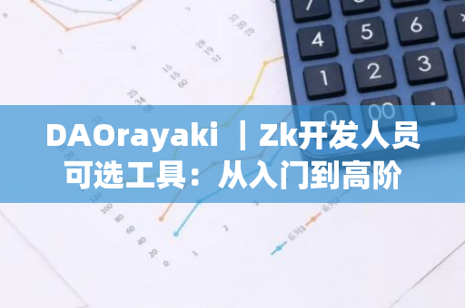 DAOrayaki ｜Zk开发人员可选工具：从入门到高阶