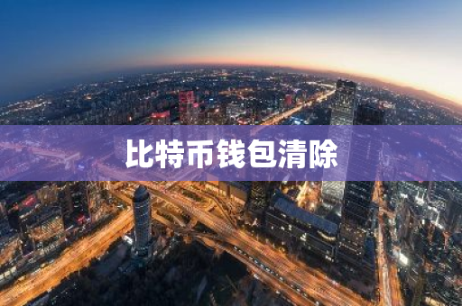 比特币钱包清除