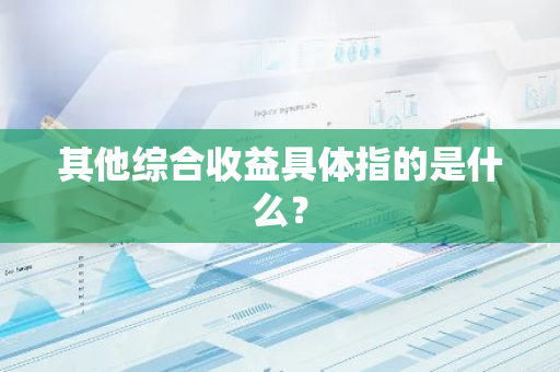 其他综合收益具体指的是什么？