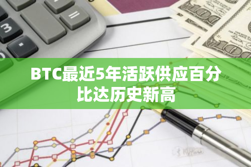 BTC最近5年活跃供应百分比达历史新高