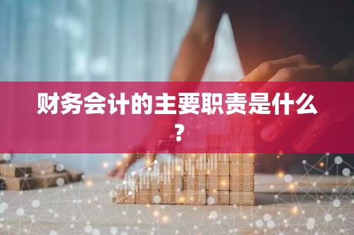 财务会计的主要职责是什么？