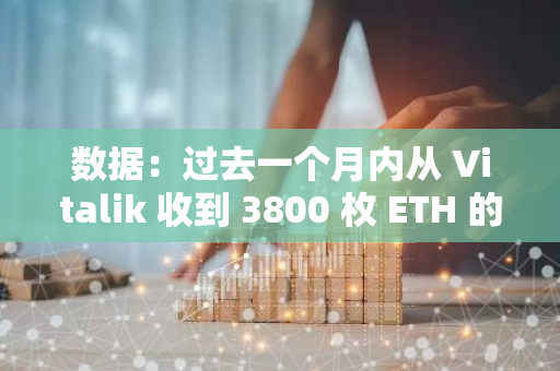 数据：过去一个月内从 Vitalik 收到 3800 枚 ETH 的地址出售 190 枚 WETH