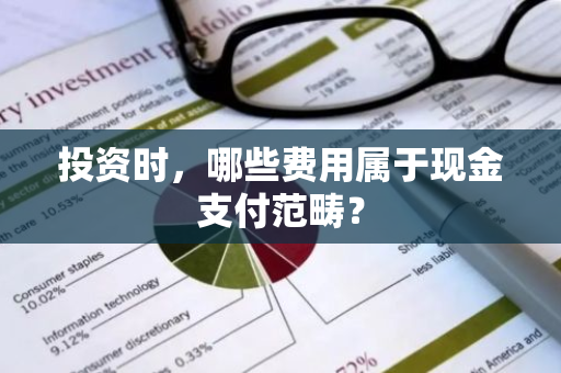 投资时，哪些费用属于现金支付范畴？