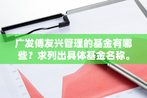 广发傅友兴管理的基金有哪些？求列出具体基金名称。