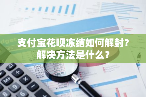 支付宝花呗冻结如何解封？解决方法是什么？