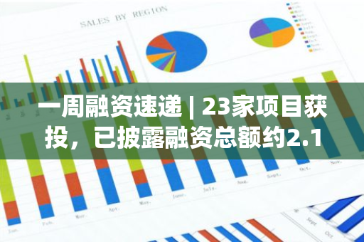 一周融资速递 | 23家项目获投，已披露融资总额约2.12亿美元（9.9-9.15）