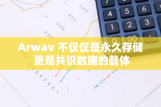 Arwav 不仅仅是永久存储 更是共识数据的载体