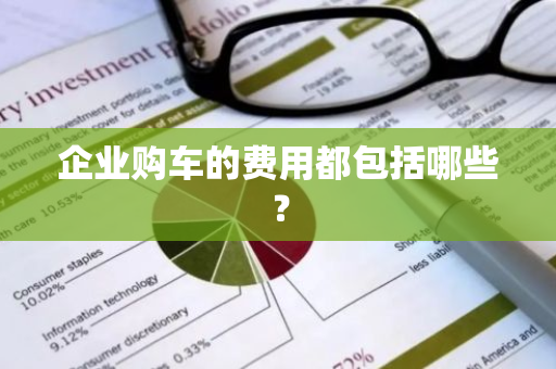 企业购车的费用都包括哪些？