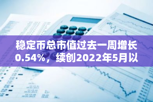 稳定币总市值过去一周增长0.54%，续创2022年5月以来新高