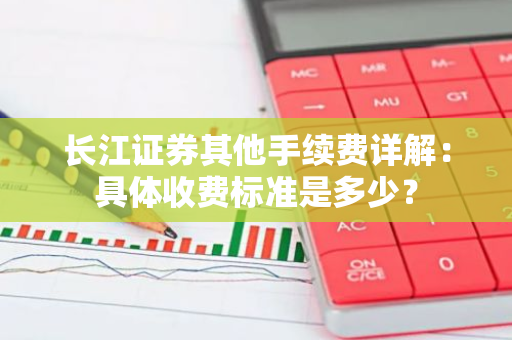 长江证券其他手续费详解：具体收费标准是多少？