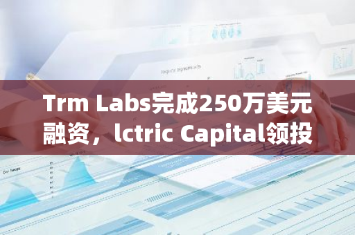 Trm Labs完成250万美元融资，lctric Capital领投