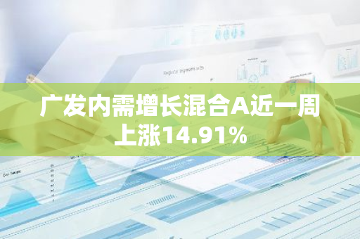 广发内需增长混合A近一周上涨14.91%