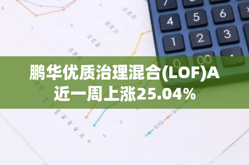 鹏华优质治理混合(LOF)A近一周上涨25.04%