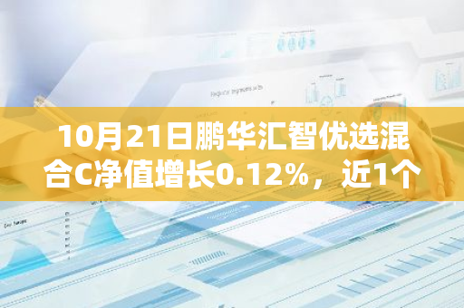 10月21日鹏华汇智优选混合C净值增长0.12%，近1个月累计上涨16.71%