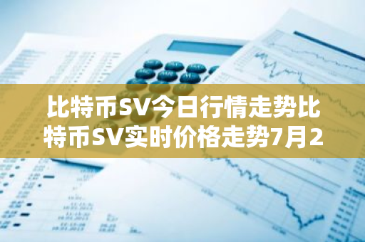 比特币SV今日行情走势比特币SV实时价格走势7月25日比特币SV最新价格